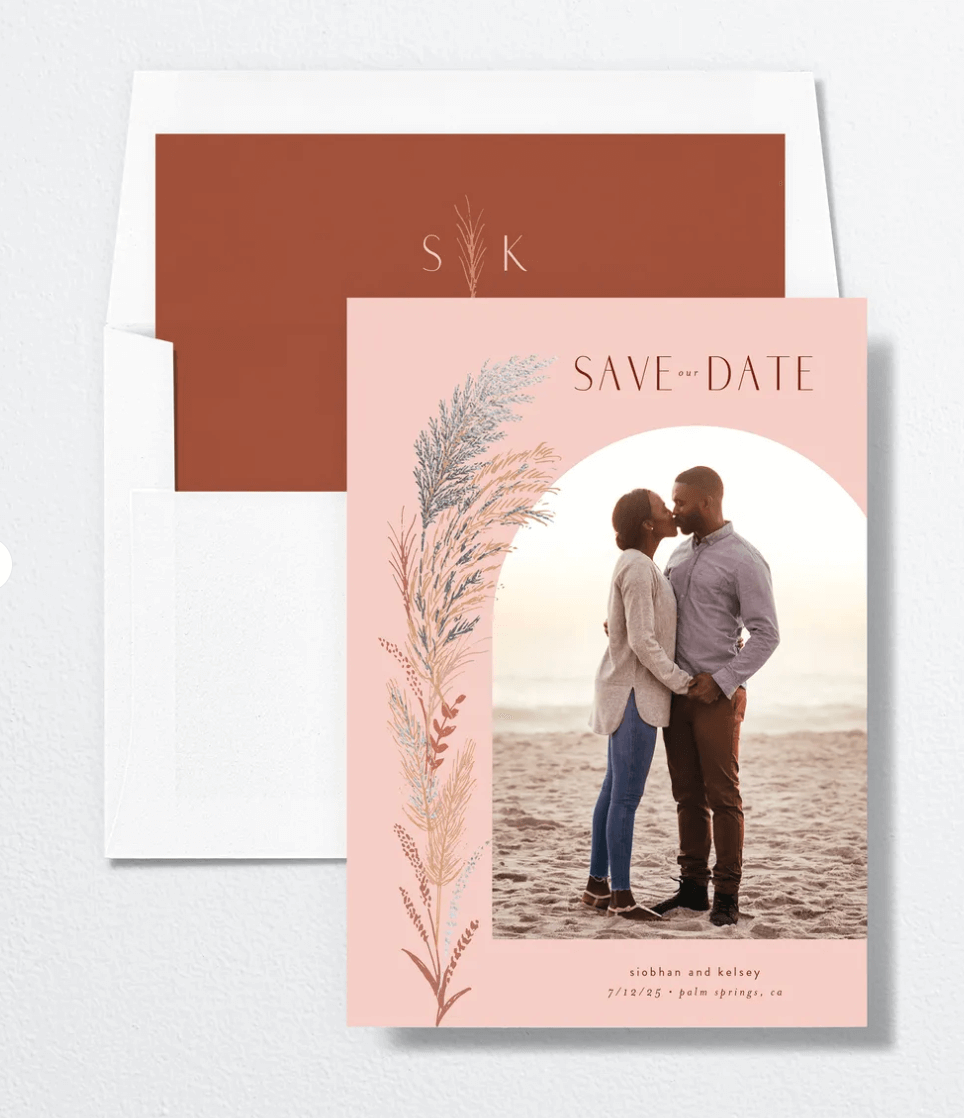 regal wedding stationary